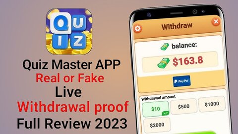 How To Online Earn Money 👍Quiz master app | Quiz master real or fake | Quiz master app payment proof