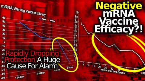 NEGATIVE EFFICACY Multiple Studies Showing C19 mRNA Vax Protection Falls BELOW ZERO [MIRROR]