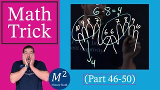 The "Butterfly" Method for Subtracting Fractions - Minute Math Tricks - Part 50 #shorts