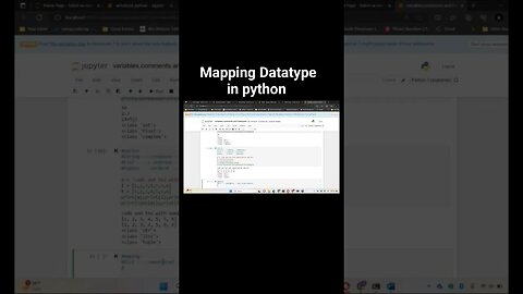 Mapping Datatype in python #python #pythontutorial #codeandTeawithSamiullah #datatypes