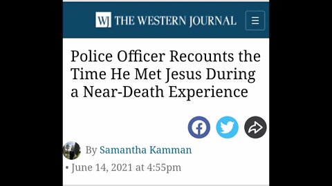 Police Officer Met Jesus During Near Death Experience Paranormal News