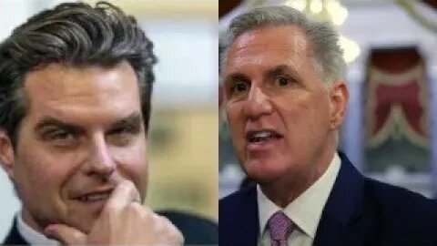 Do You Agree With Matt Gaetz Vote To Remove Kevin McCarthy?