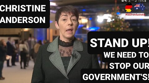 MEP Christine Anderson's WARNING: It's NOT About Breaking The 4th Wave.. It's About Breaking People!