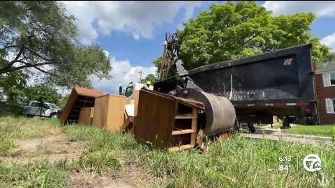 City of Detroit aims to educate on illegal dumping, ways to properly dispose of unwanted items