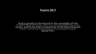 Psalms Chapter 89