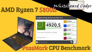 AMD Ryzen 7 5800H Passmark CPU Benchmark