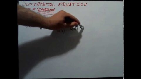 Basics of Separable Differential Equations Initial Value Problem