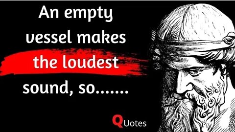 An empty vessel makes|plato quotes| quotes #quotes #plato #youtubeshorts