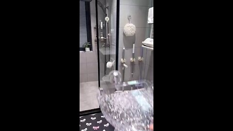 DRIZZLE Corner Shelf Super Clear | Unbreakable Transparent Bathroom Shelves | Multipurpose Use