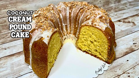 Coconut Cream Pound Cake