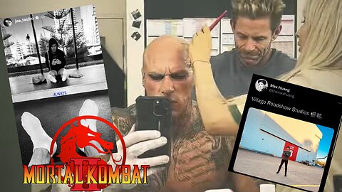 Mortal Kombat 2 Joe Taslim Tesses Noob Saibot Again & Martyn Ford Post Shao Khan Makeup Revealed