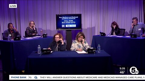 4PM to 6:30PM: News 5 and Ohio Dept. of Insurance host phone bank to answer your Medicaid questions