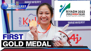 Kaila napolis, nasungkit ang unang gold medal ng Pilipinas sa 2023 World Combat Games sa Riyadh