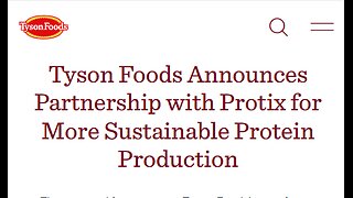 TYSON PARTNERS WITH INSECT PROTEIN STARTUP - FOR PET FOOD, AQUACULTURE & LIVESTOCK - FOR NOW