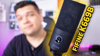 FIFINE K669B - Microfone Condensador com Qualidade INCRIVEL! Unboxing e Teste