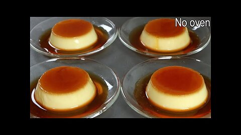 Mini Caramel Pudding Recipe | Easy Dessert
