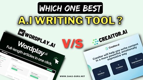Creaitor ai vs Wordplay ai Comparison | Which 1 is Best Quality Ai Writer, Watch n Know!