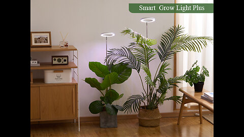 Grow Lights for Indoor Plants, 5 Head Full Spectrum Led Grow Lights with Gooseneck Clip-on, Pla...