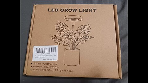 Grow Lights for Indoor Plants, 48 LEDs Full Spectrum LED Plant Halo Grow Llight with Auto OnOf...