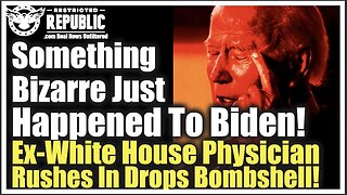 SOMETHING BIZARRE JUST HAPPENED TO JOE BIDEN! EX-WHITE HOUSE PHYSICIAN RUSHES IN & DROPS BOMBSHELL!