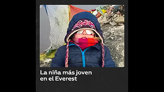Niña de 4 años hace historia en el Everest