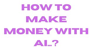 how to make money with AI