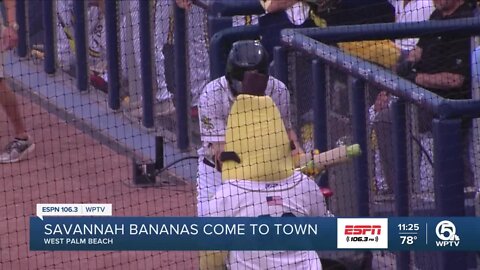 Savannah Bananas take over Ballpark of the Palm Beaches