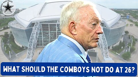 What the #DallasCowboys Should NOT Do at No. 26 | #NFLDraft #Cowboys