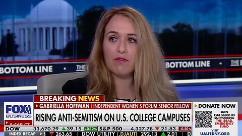 Gabby Hoffman Joins Fox Business to Discuss Anti-Semitism During Israel-Hamas War