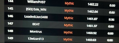 I HIT MYTHIC!!