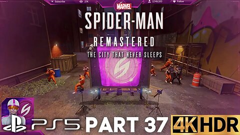Marvel's Spider-Man Remastered Gameplay Walkthrough Part 37 | PS5 | 4K HDR (No Commentary Gaming)