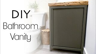 Building a Bathroom Vanity {DIY Plans}