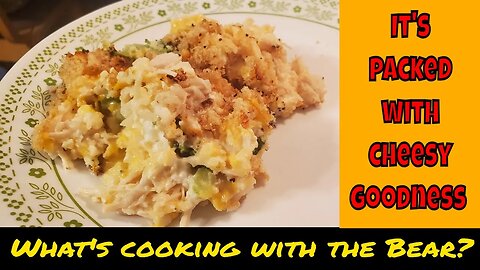 What's cooking with The Bar? CRAZY GOOD Baked Cheesy Chicken and Broccoli