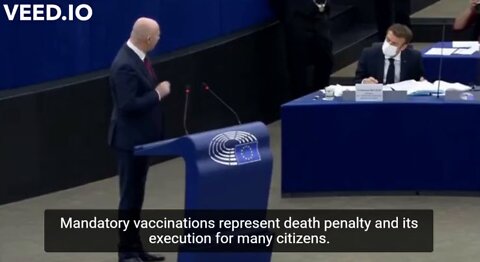 Croatian MEP Mislav Kolakušić accuses Macron of mass murder to his face in the EU Parliament