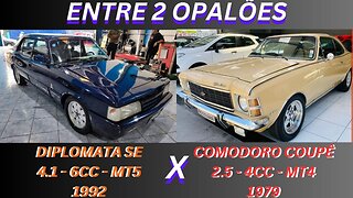 ENTRE 2 CARROS - OPLA DIPLOMATA X OPALA COMODORO - MUSCLE CAR BRASILEIRO QUE ESTA CARO PRA CARAMBA!