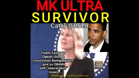 MK ULTRA SURVIVOR - CATHY O'BRIEN