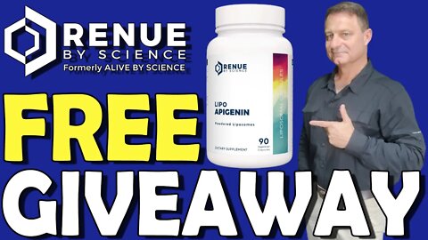 $50 Apigenin Giveaway by RENUE by SCIENCE