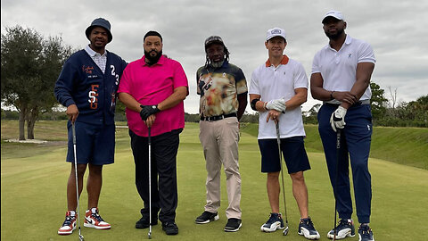 DJ Khaled Go Golfing With Mark Walhberg And Others | Golf Vlog