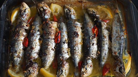 cook some fresh, season sardines Spanish-style