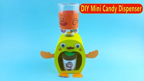 DIY Mini Candy Dispenser/How to Make Candy Dispenser/ Paper Crafts
