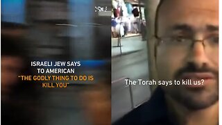 Israeli says to American Christian stopped by Israeli police: “The Godly thing to do is to kill you