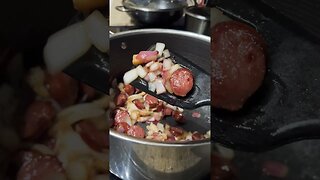 One Pot Wonder recipe with Kielbasa and vegetables