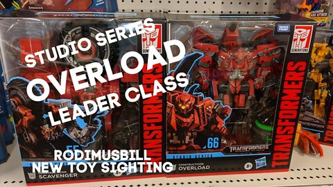 Studio Series OVERLOAD (#66) Leader Class Transformers *New Toy Sighting* Rodimusbill