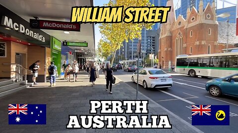 Exploring Perth Australia: A Walking Tour of William Street March 2024