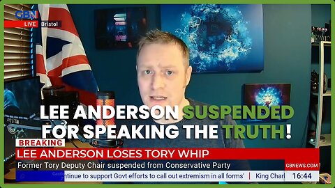 LEE ANDERSON SUSPENDED FOR SPEAKING THE TRUTH! Sadiq Khan is destroying London!