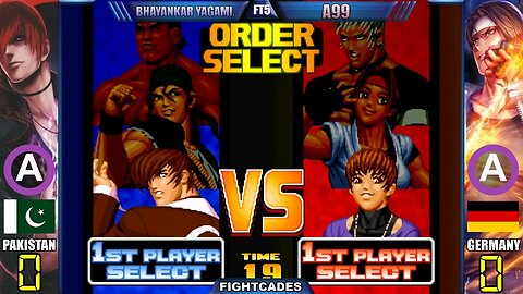 Kof 98 - 🇵🇰 Bhayankar Yagami.. FT5 🇩🇪 a99 [15.01.2024] | #kof98 #fightcade2