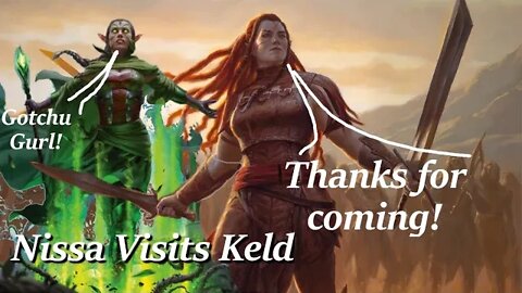Nissa Visits Keld! MTG Arena Deck with the Heart of kheld pumping full force!