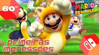 ⏰🎮 60Min: Super Mario 3d World - PtBr - SEM COMENTÁRIOS