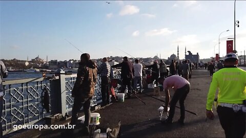 🇹🇷OS PESCADORES DA PONTE GALATA - Istambul, Turquia | GoEuropa