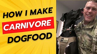 How To make carnivore diet dog food